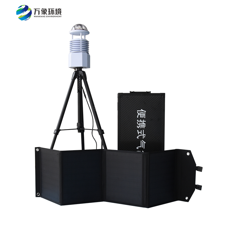 Portable mobile weather station