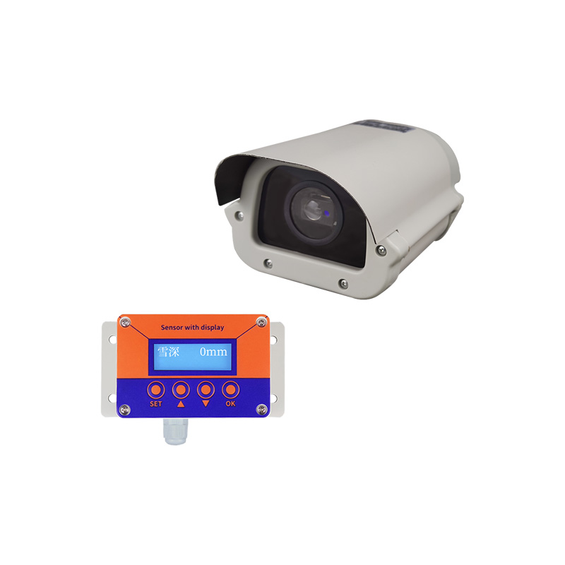 Laser snow depth sensor