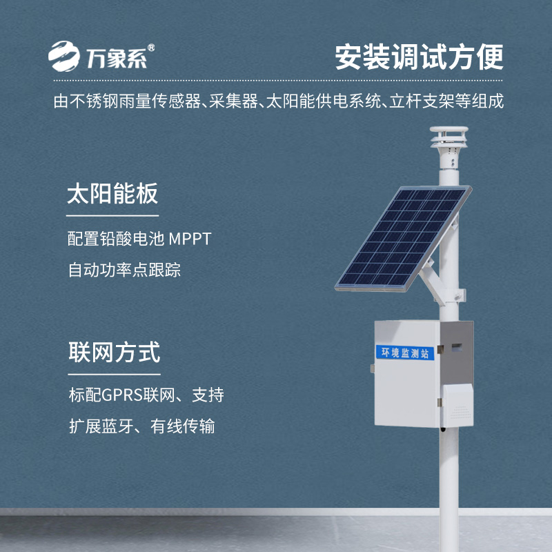 物聯網壓電雨量監測站系統