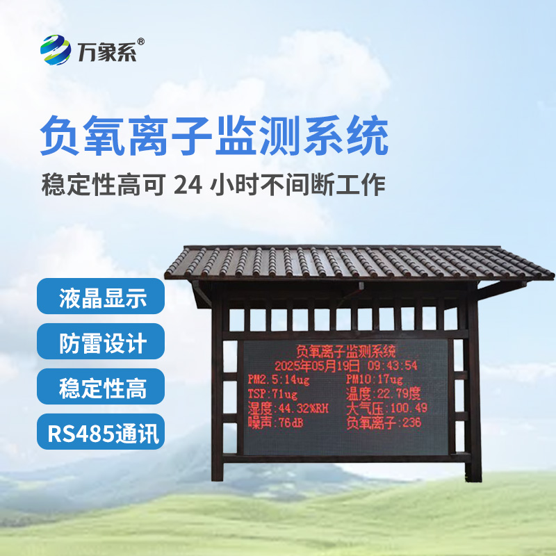 防腐木負氧離子監測站如何捕捉自然的呼吸？